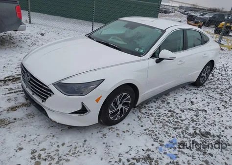 2023 Hyundai Sonata Hybrid Blue z USA, uszkodzony, nr VIN KMHL24JJ1PA079801